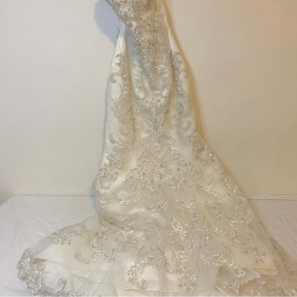 Sottero and Midgley Haute Couture wedding dress gown size 8 Ivory - Picture 11 of 15